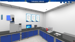 AI+气相色谱仪3D仿真软件